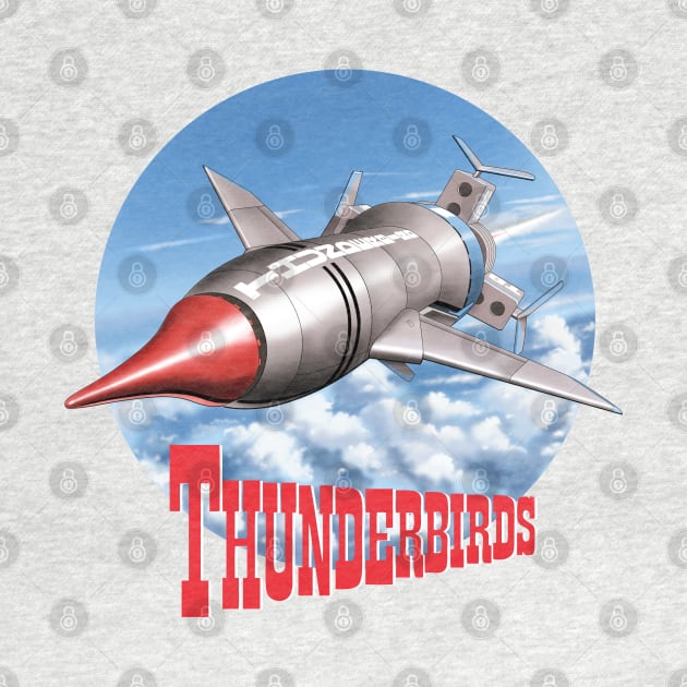 Thunderbird 1 from 'Thunderbirds' by RichardFarrell